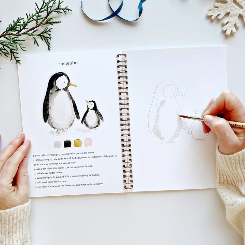 Emily Lex Watercolor Workbook - Winter
