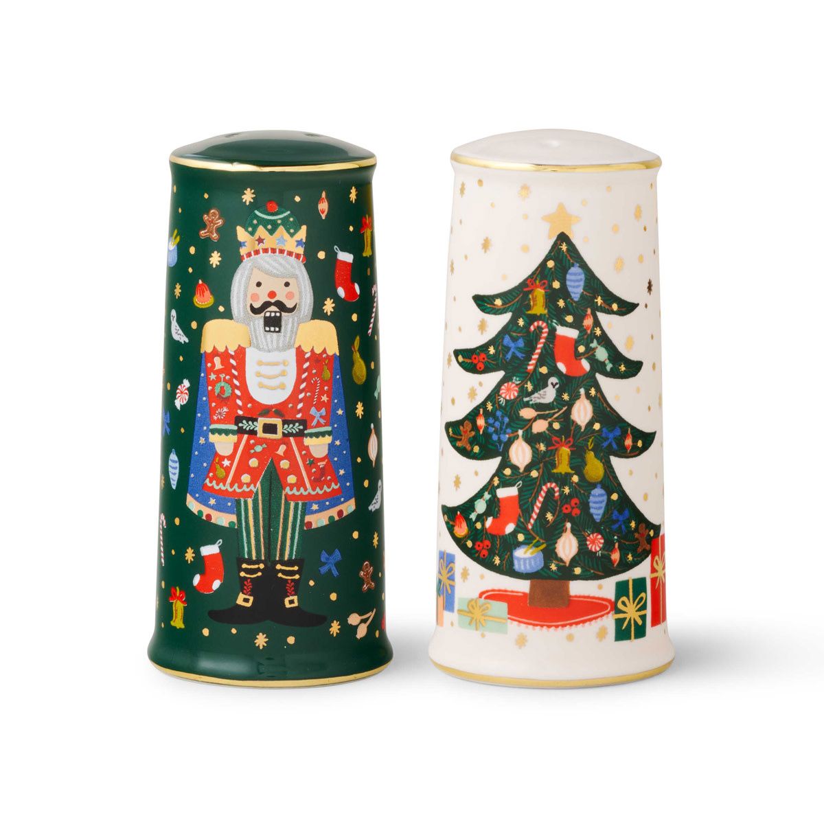 Nutcracker Porcelain Salt and Pepper Shaker