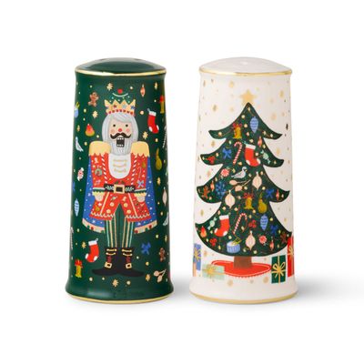 Nutcracker Porcelain Salt and Pepper Shaker