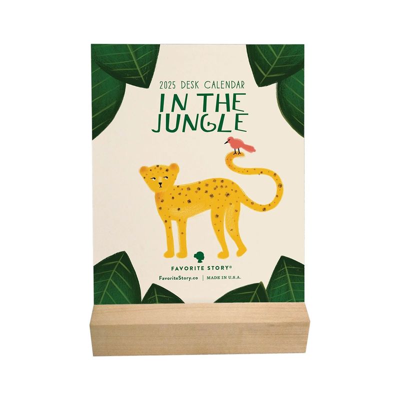 2025 Desk Calendar, In the Jungle