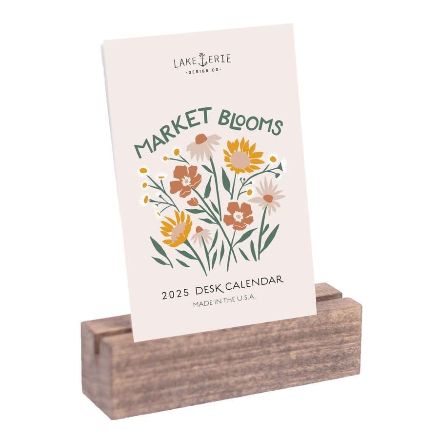 2025 Market Blooms Desk Calendar