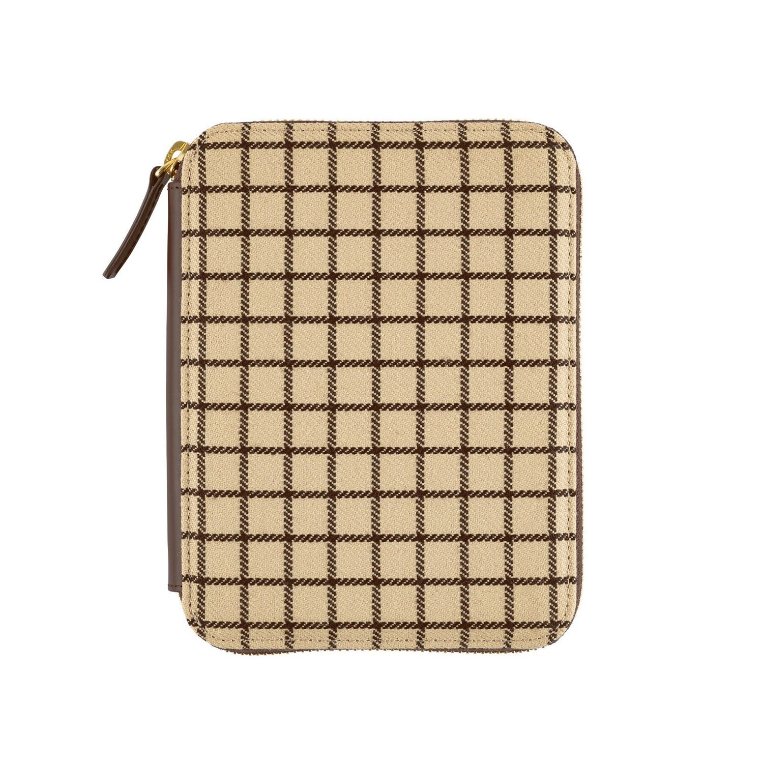 Hobonichi Techo Taut Zipped Cafe au Lait Plaid A6 [COVER ONLY]