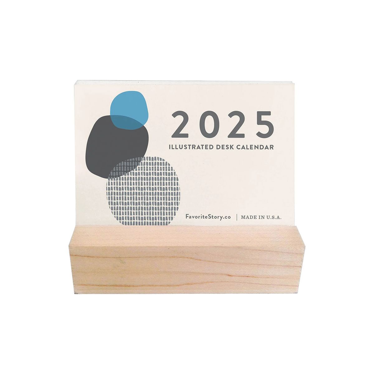 2025 Mini Desk Calendar, Abstract