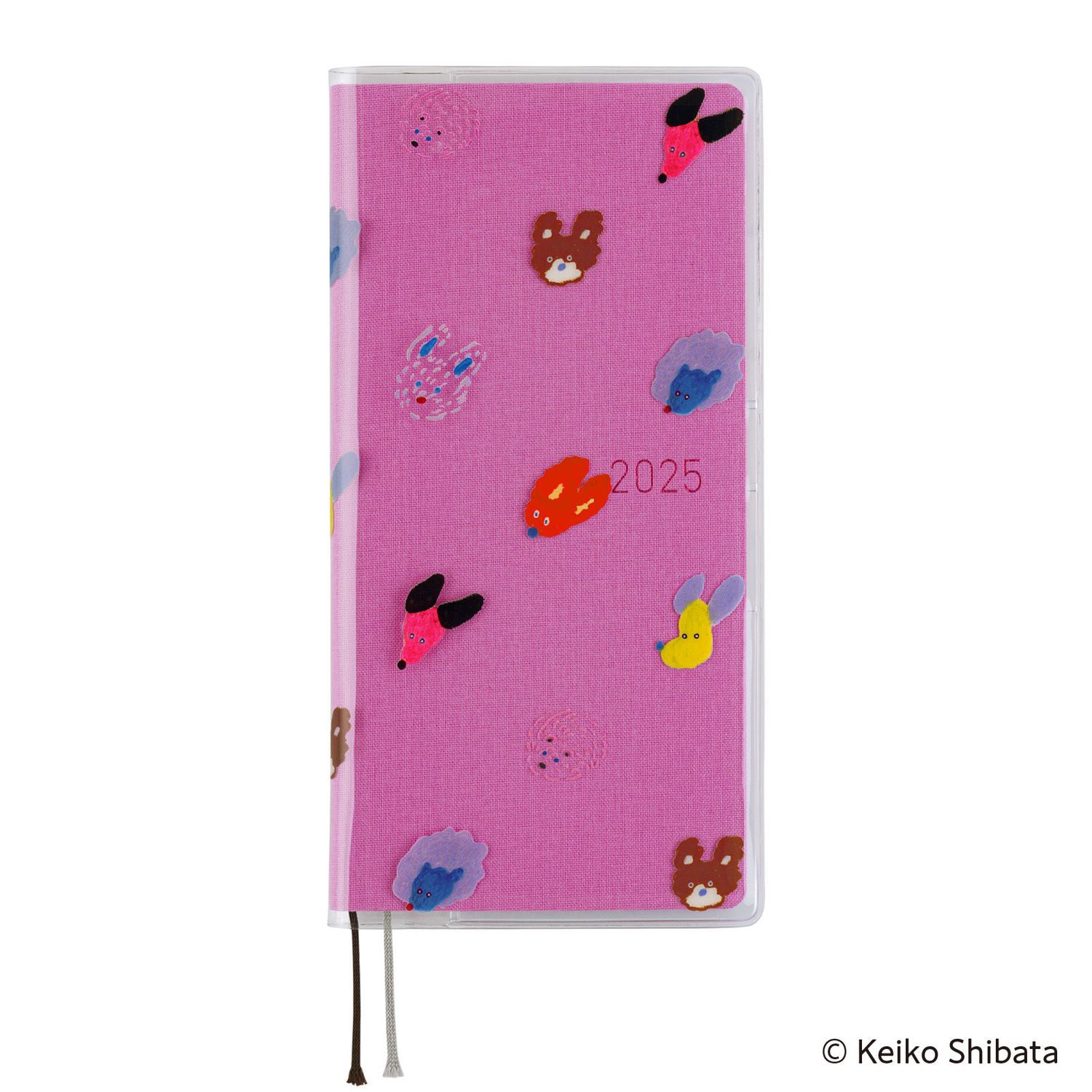 Hobonichi Clear Cover Weeks Keiko Shibata: Dog Ears Fluttering in the Wind