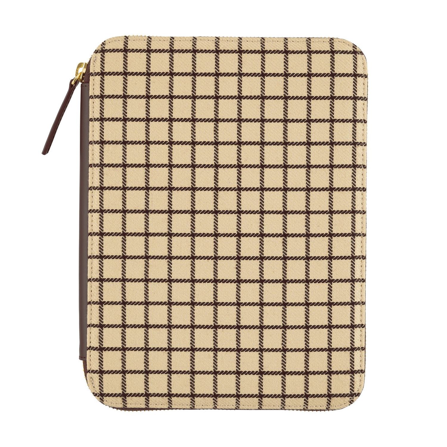 Hobonichi Techo Taut Zipped Cafe au Lait Plaid A5 [COVER ONLY]
