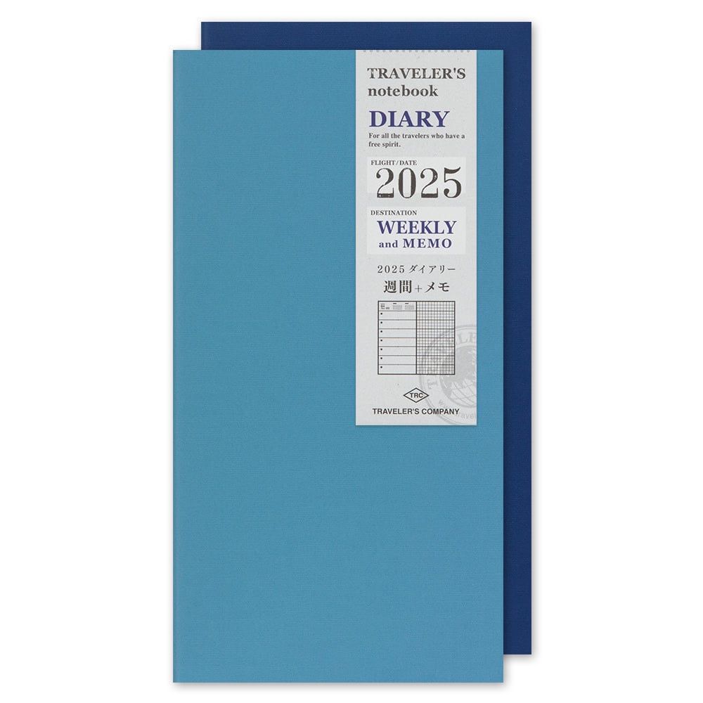 Refill Weekly + Memo 2025 Traveler&#39;s Notebook Diary