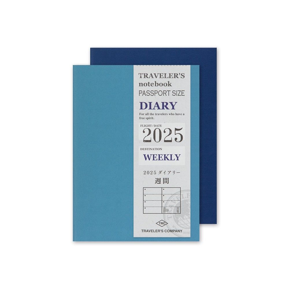 Refill Passport Weekly 2025 Traveler&#39;s Notebook Diary