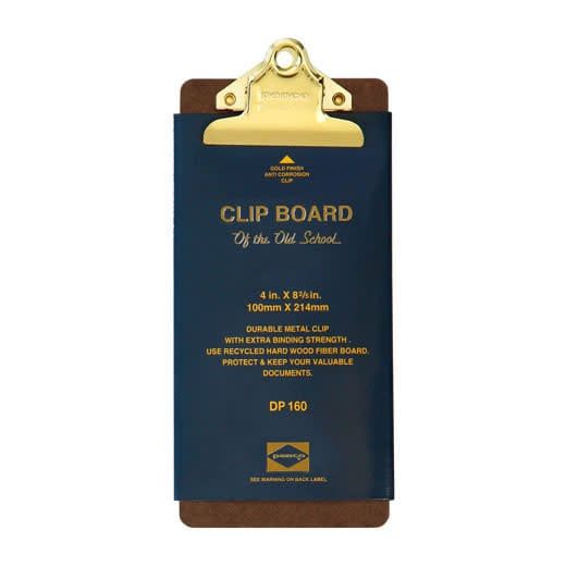 Old School Clipboard Gold Clip
