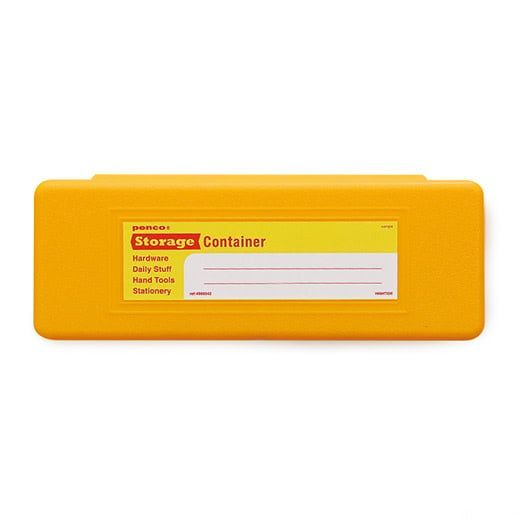 Storage Container Pen Case Yellow