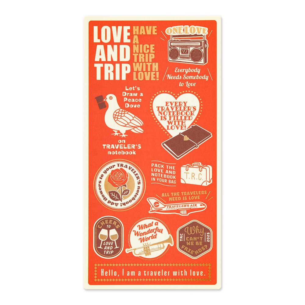 Plastic Sheet 2025 Traveler&#39;s Notebook Diary