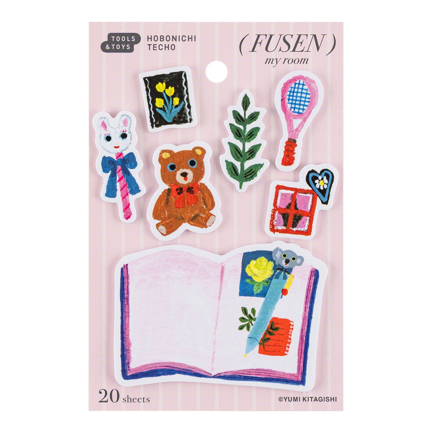 Hobonichi Sticky Note Tabs Yumi Kitagishi: My Room