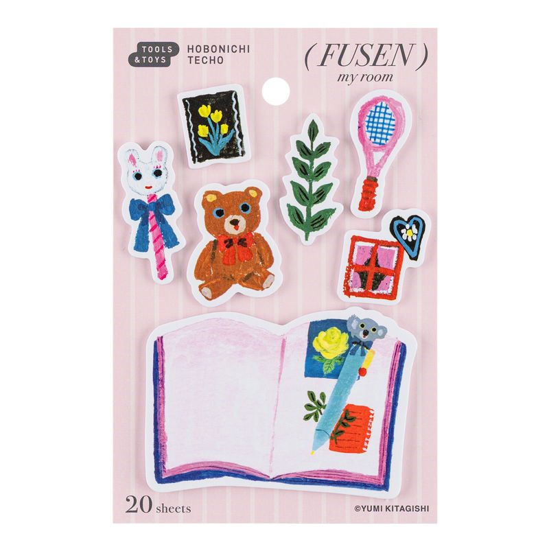 Hobonichi Sticky Note Tabs Yumi Kitagishi: My Room