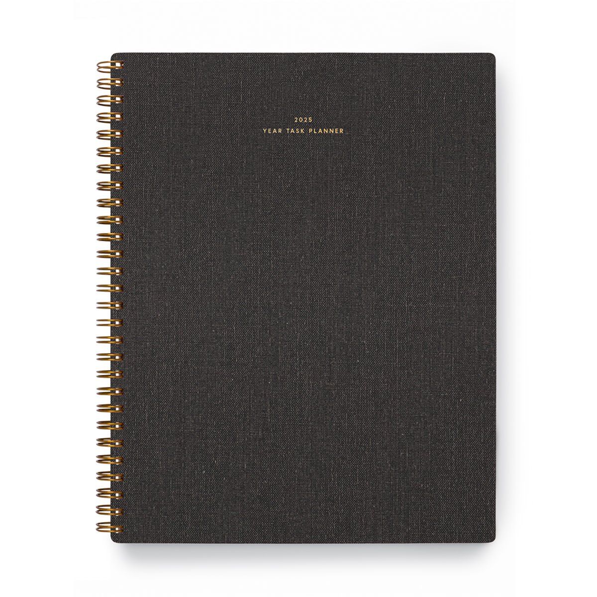 2025 Year Task Planner Charcoal Gray