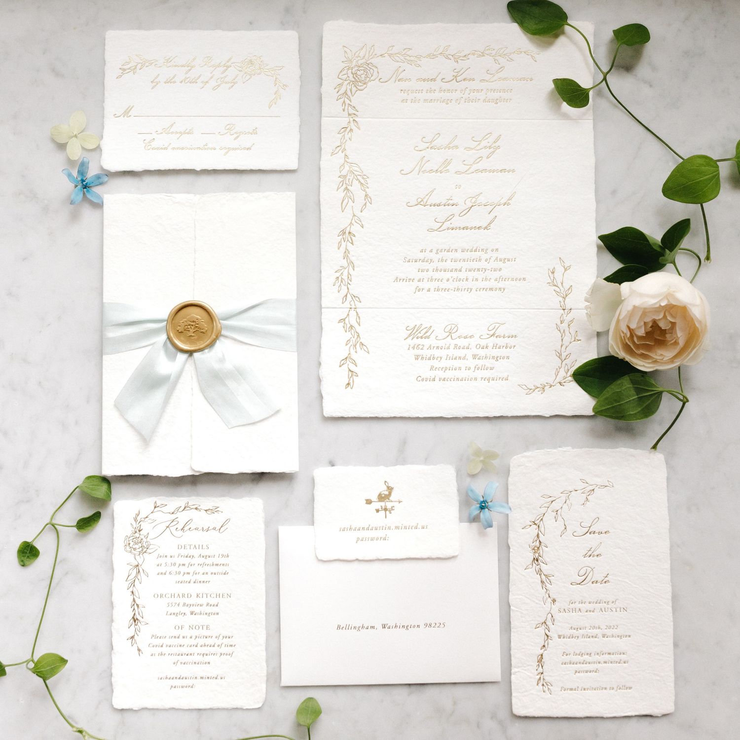 Sasha Wedding Invitation