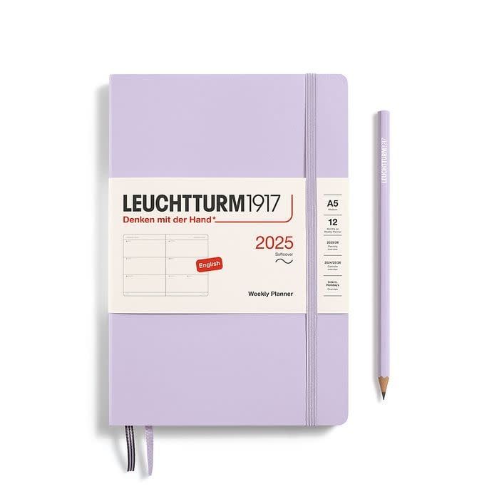 2025 A5 Softcover Weekly Planner Lilac