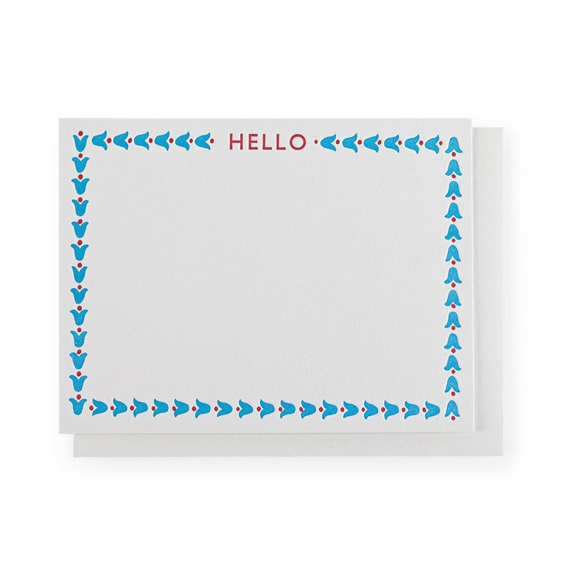 Hello Tulip Notecard Set