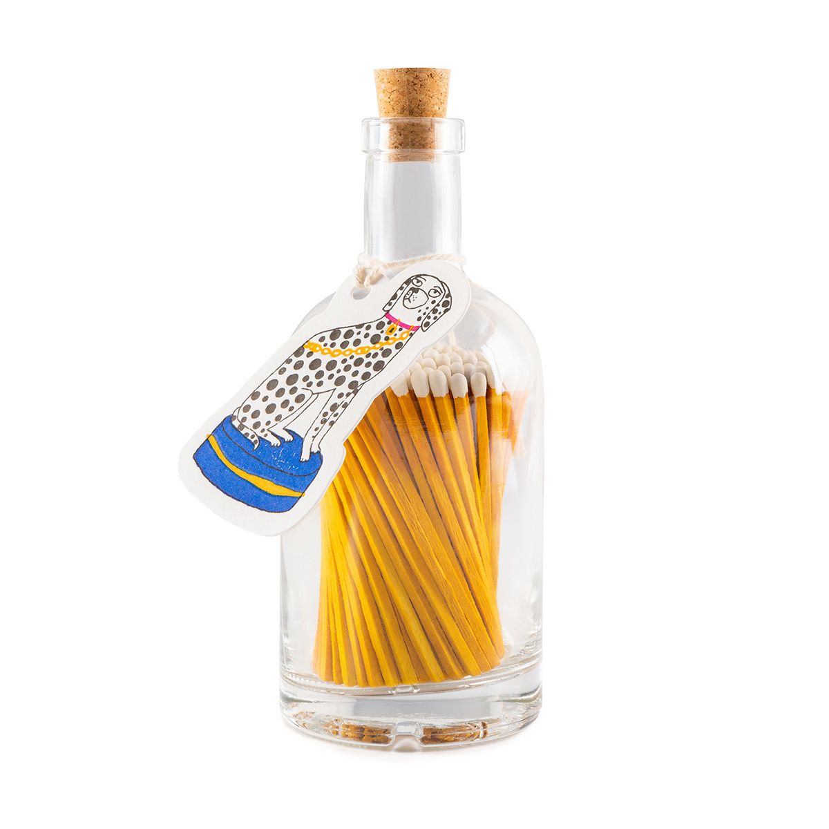 Dalmatian Glass Bottle Matches