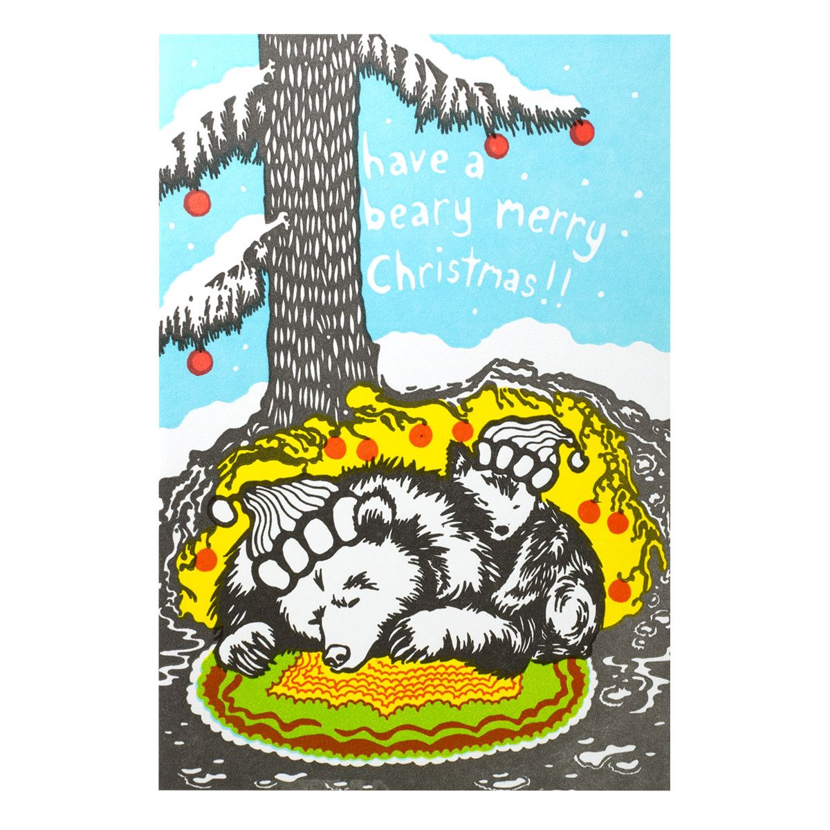 Beary and Bright Holiday Folded Cards - Box of 6