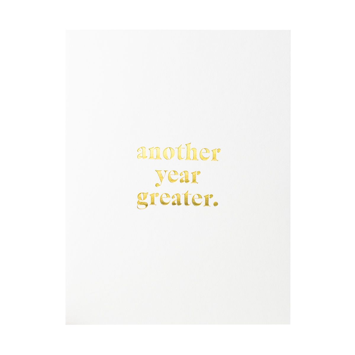 Another Year Greater