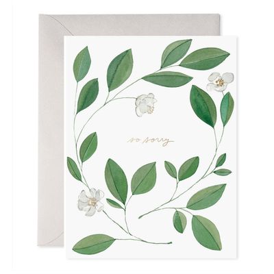Magnolia Condolences Greeting Card