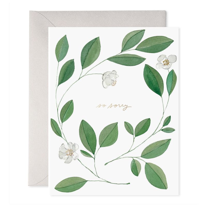 Magnolia Condolences Greeting Card