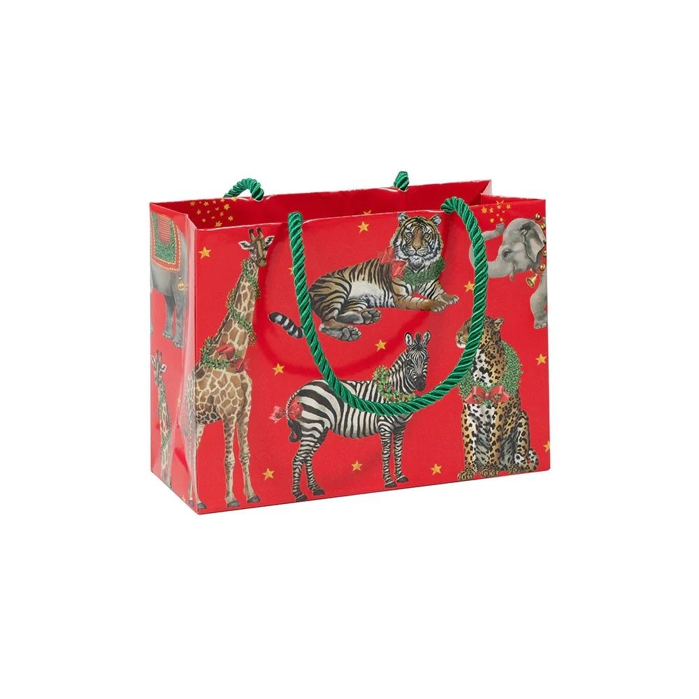 Red Wild Christmas Small Gift Bag