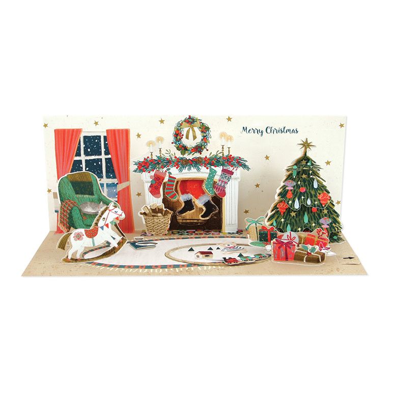 Night Before Christmas Pop-up Card with Sound