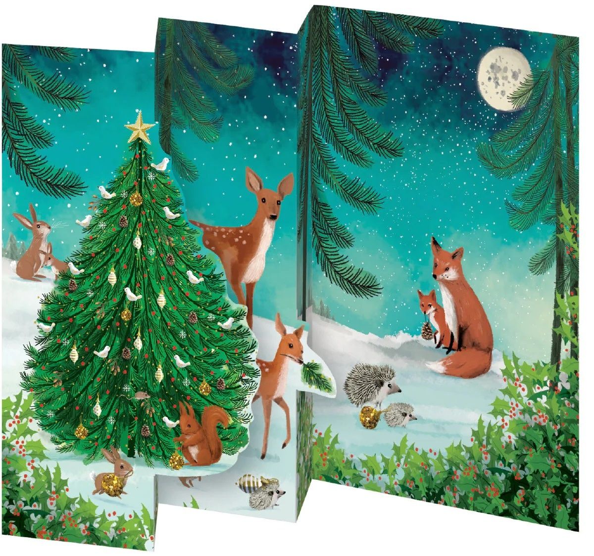 Heart of the Forest Tri-fold Card Box of 5