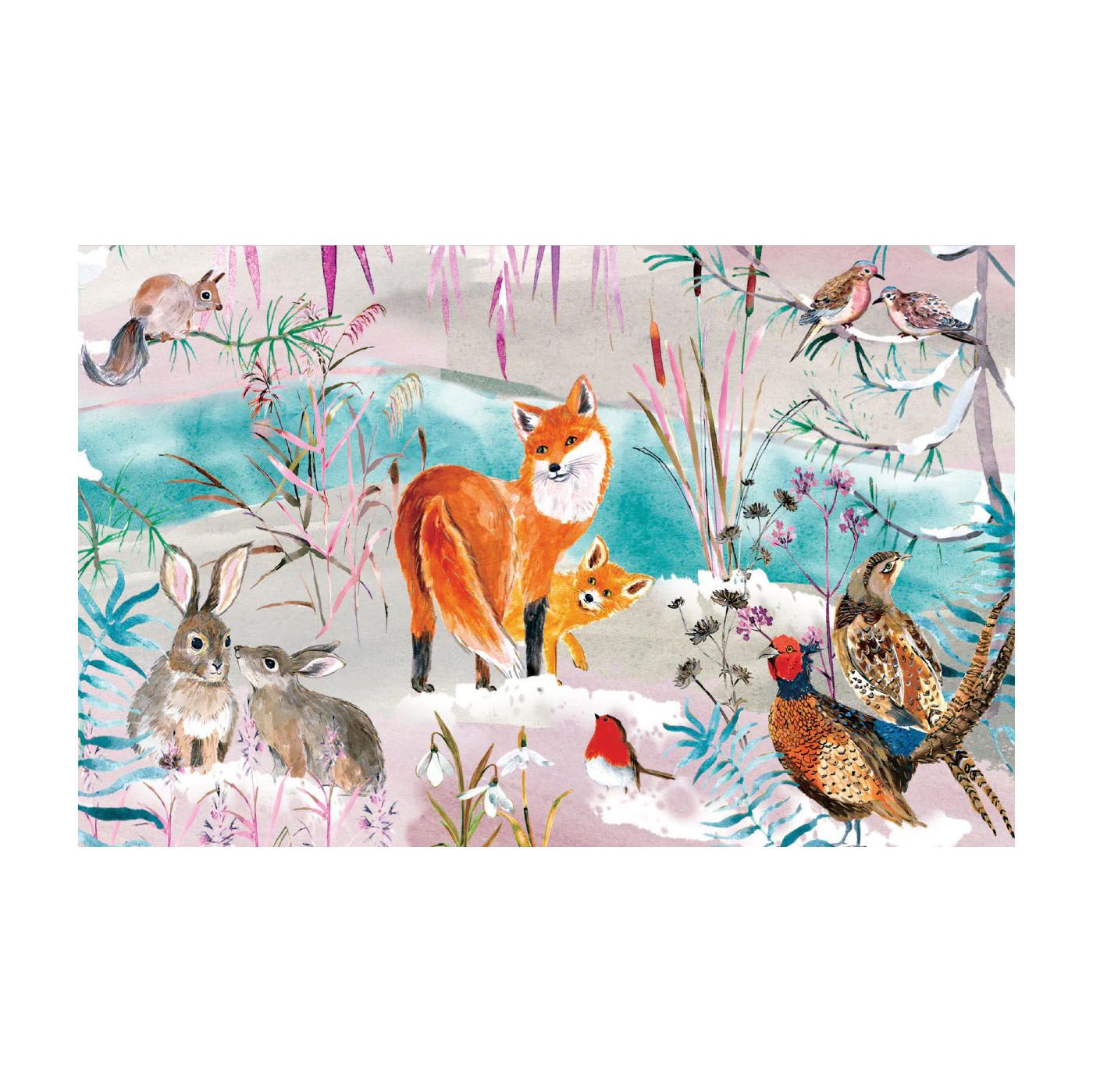 Wild Winter&#39;s Song with Fox Card Box of 8