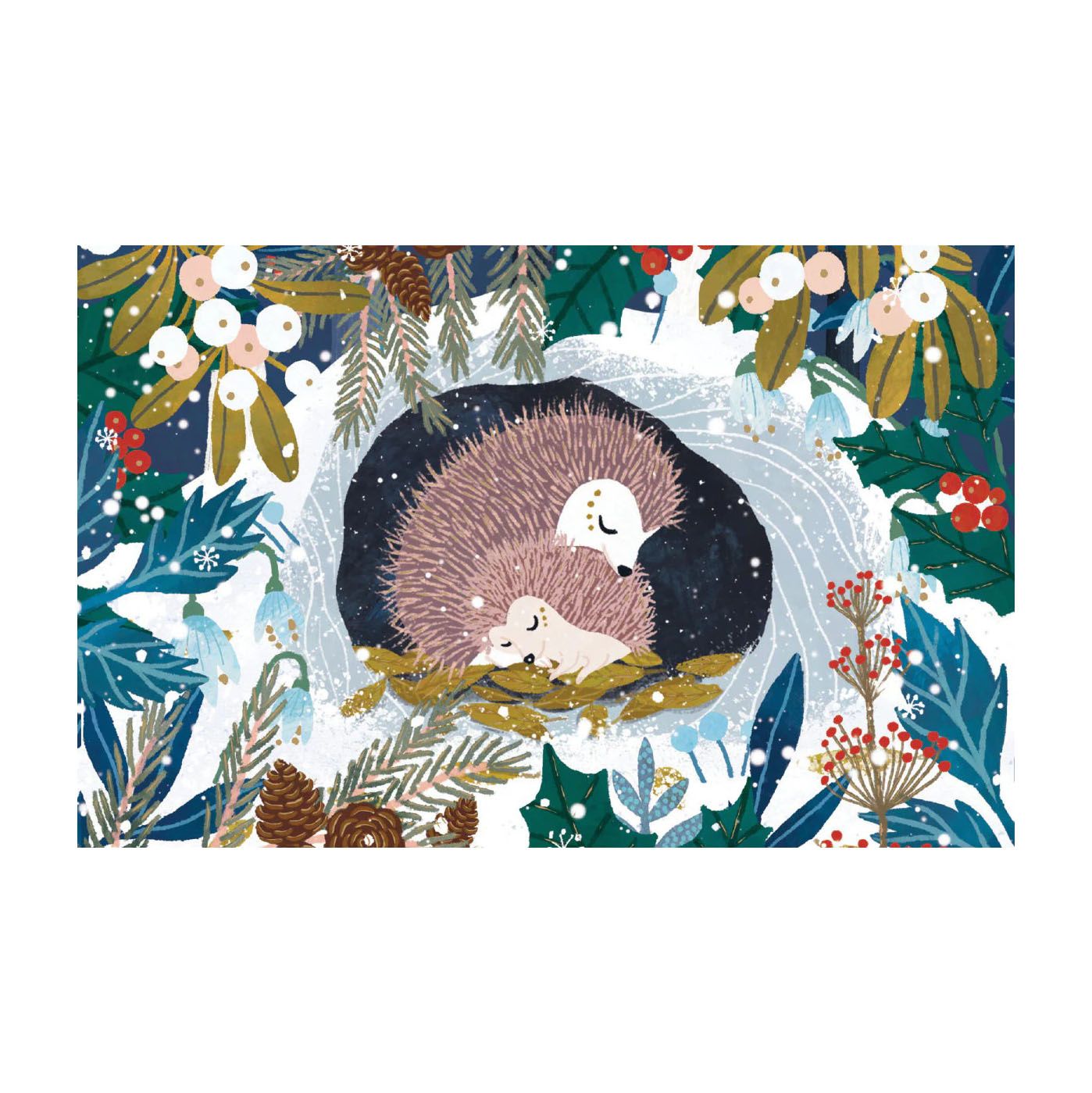 Beneath the Tree Gold Foil Card Box of 8