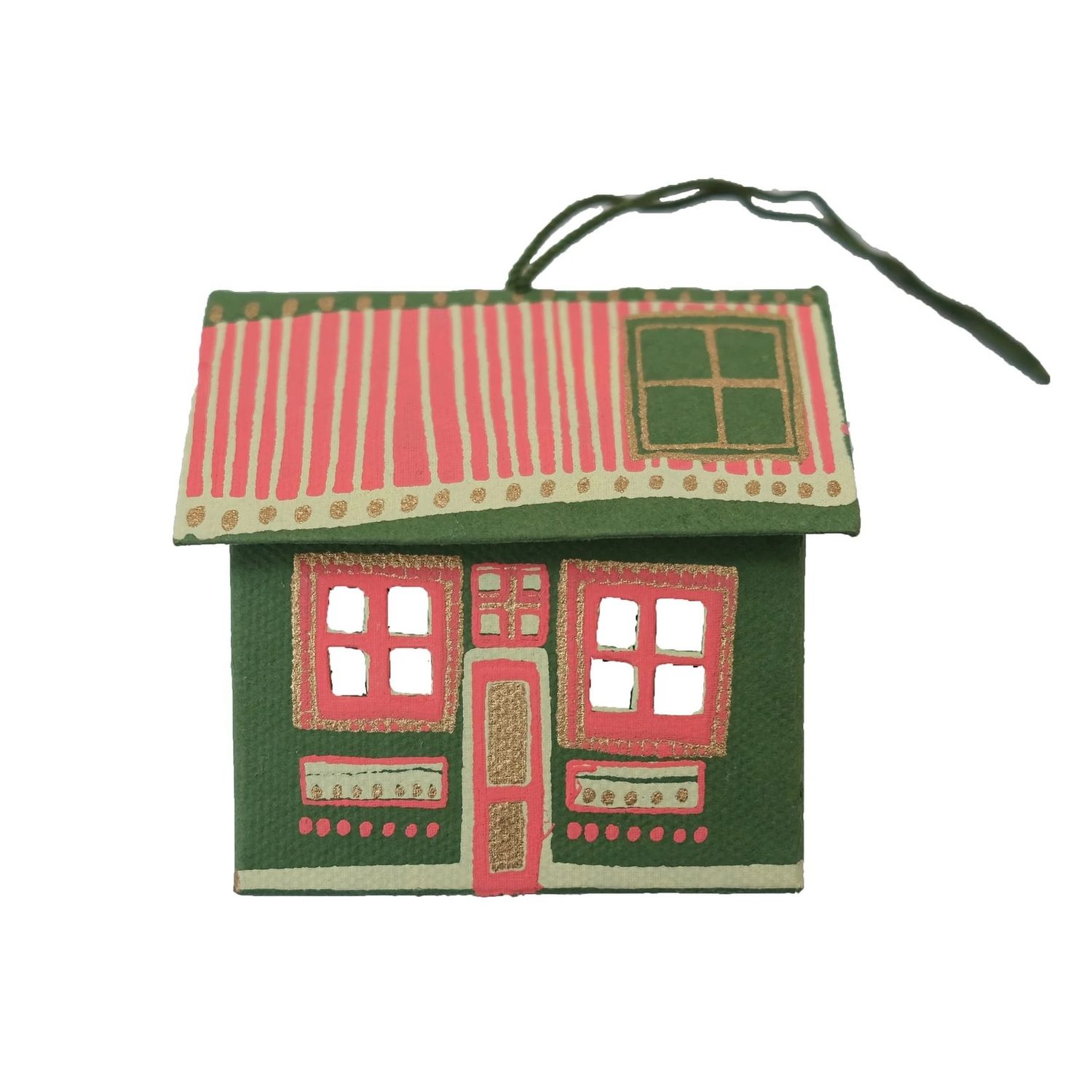 Scottish Bothy House Paper Ornament