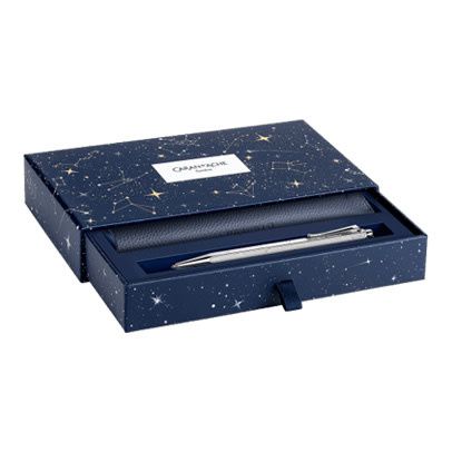 Ecridor Cosmic Blue Ballpoint &amp; Leather Case