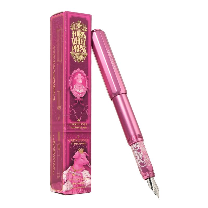 Aluminum Carousel Little Miss Jubilee Fountain Pen