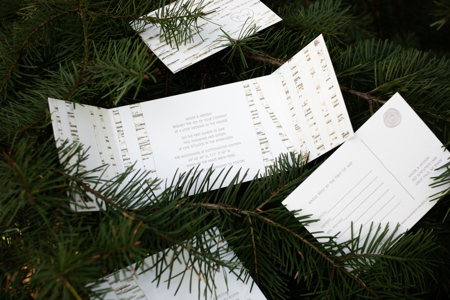 Grove Wedding Invitation