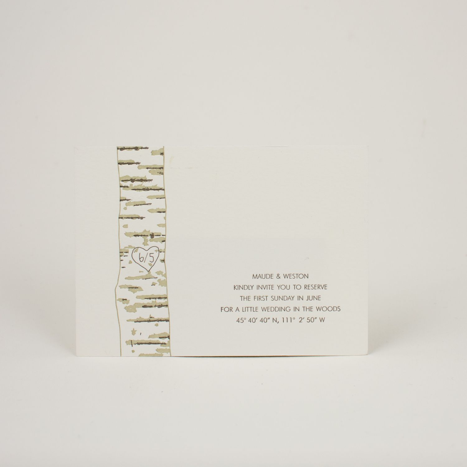 Grove Wedding Invitation