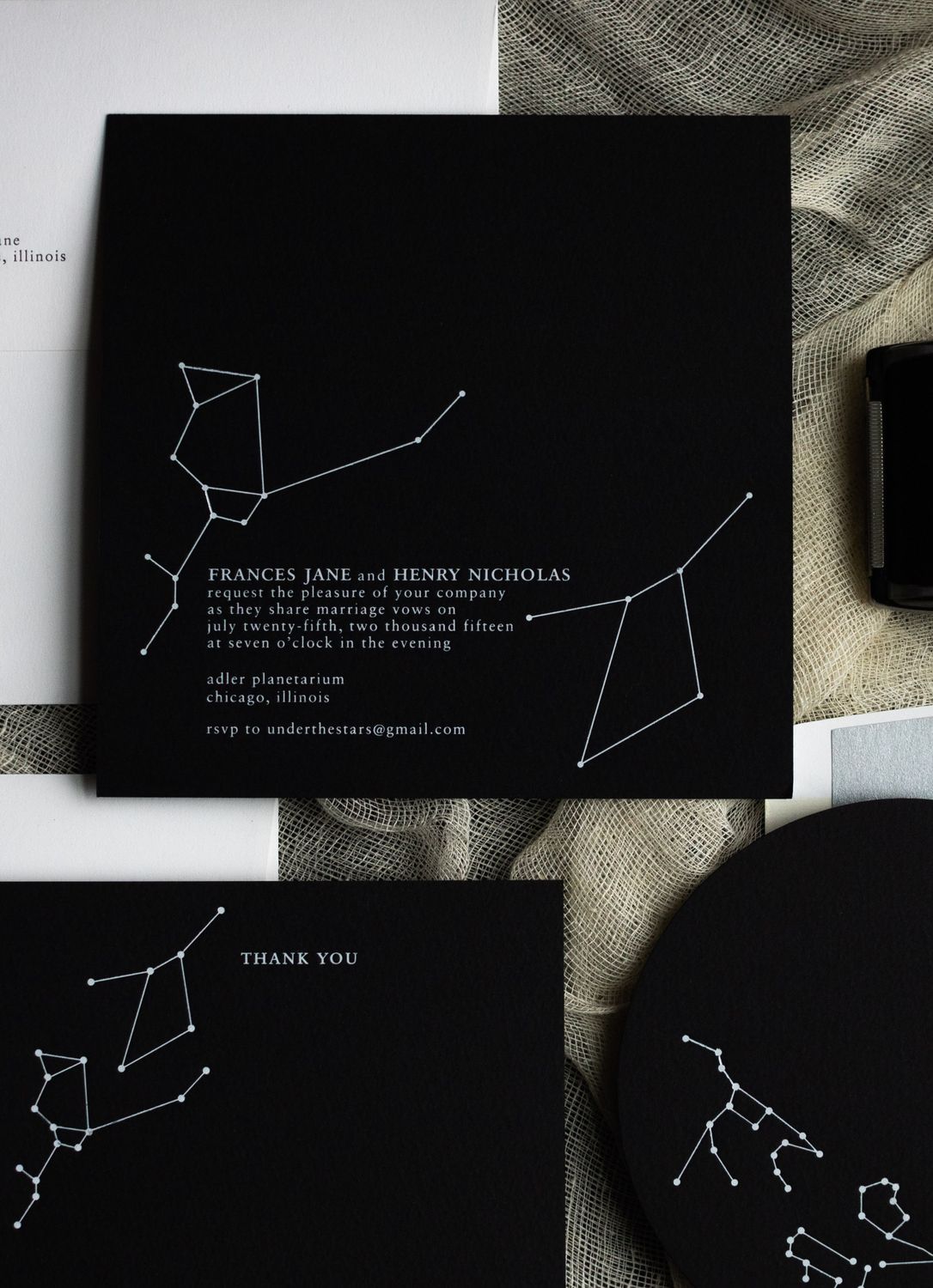 Constellation Wedding Invitation