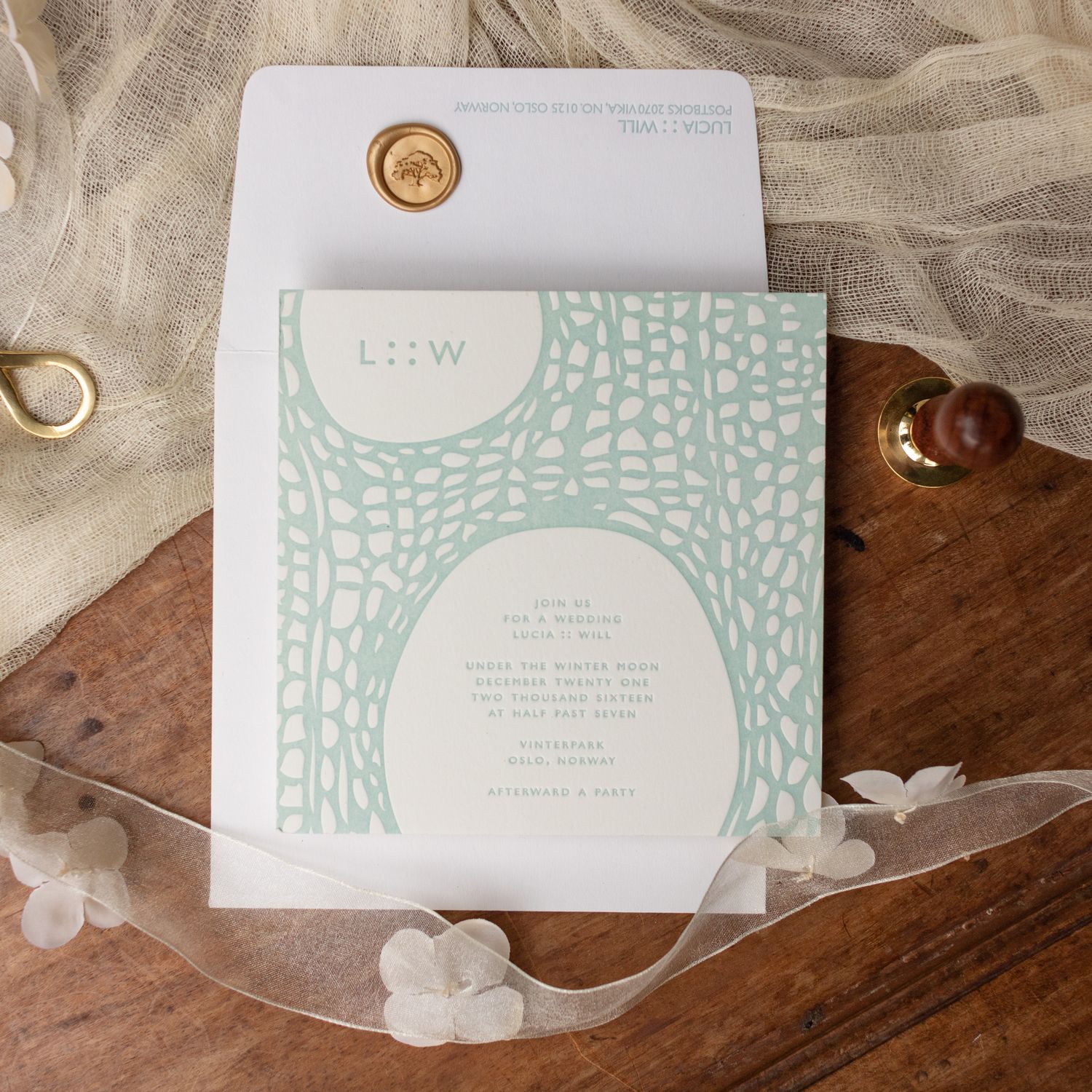 Oslo Wedding Invitation