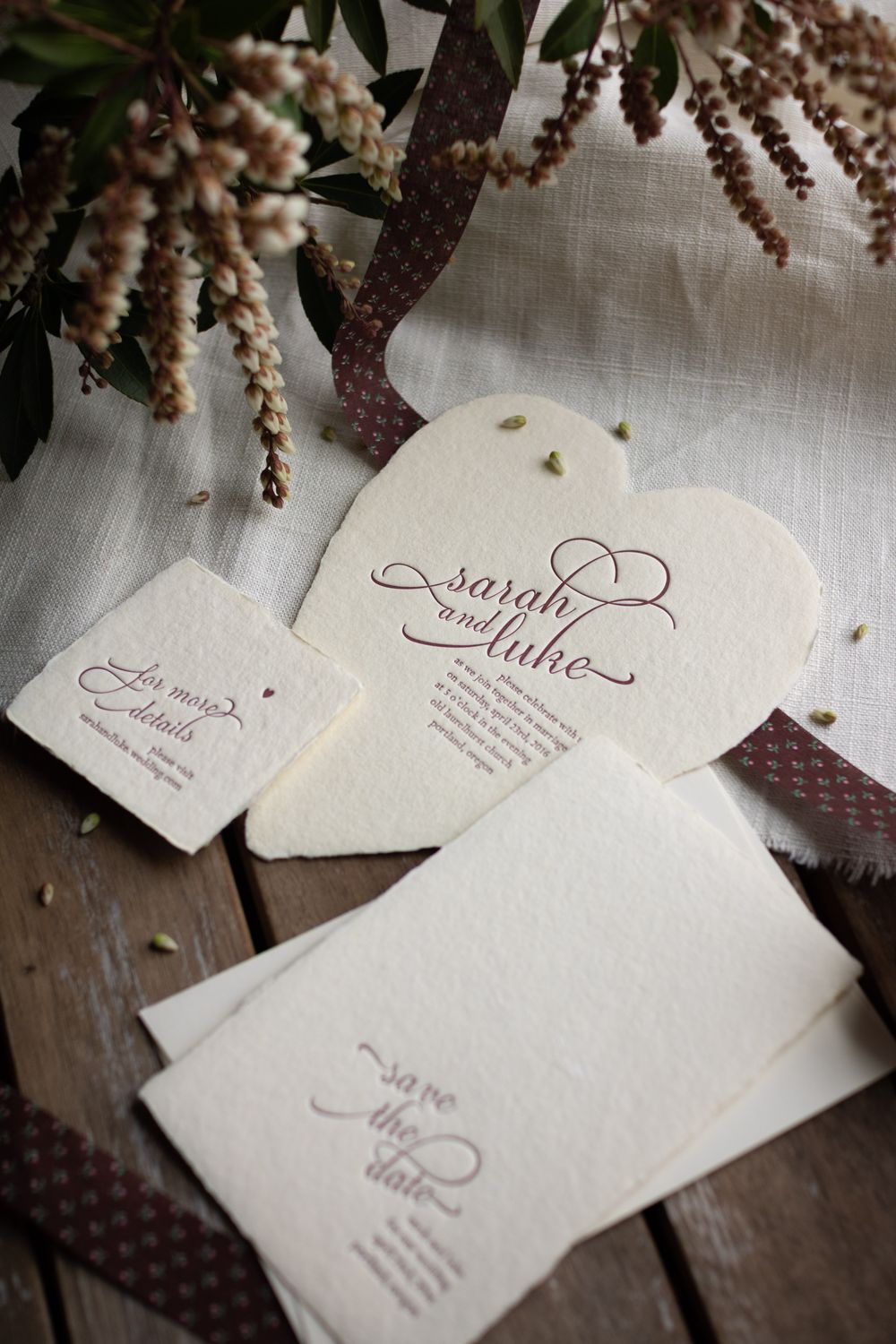 Saint Valentine Wedding Invitation