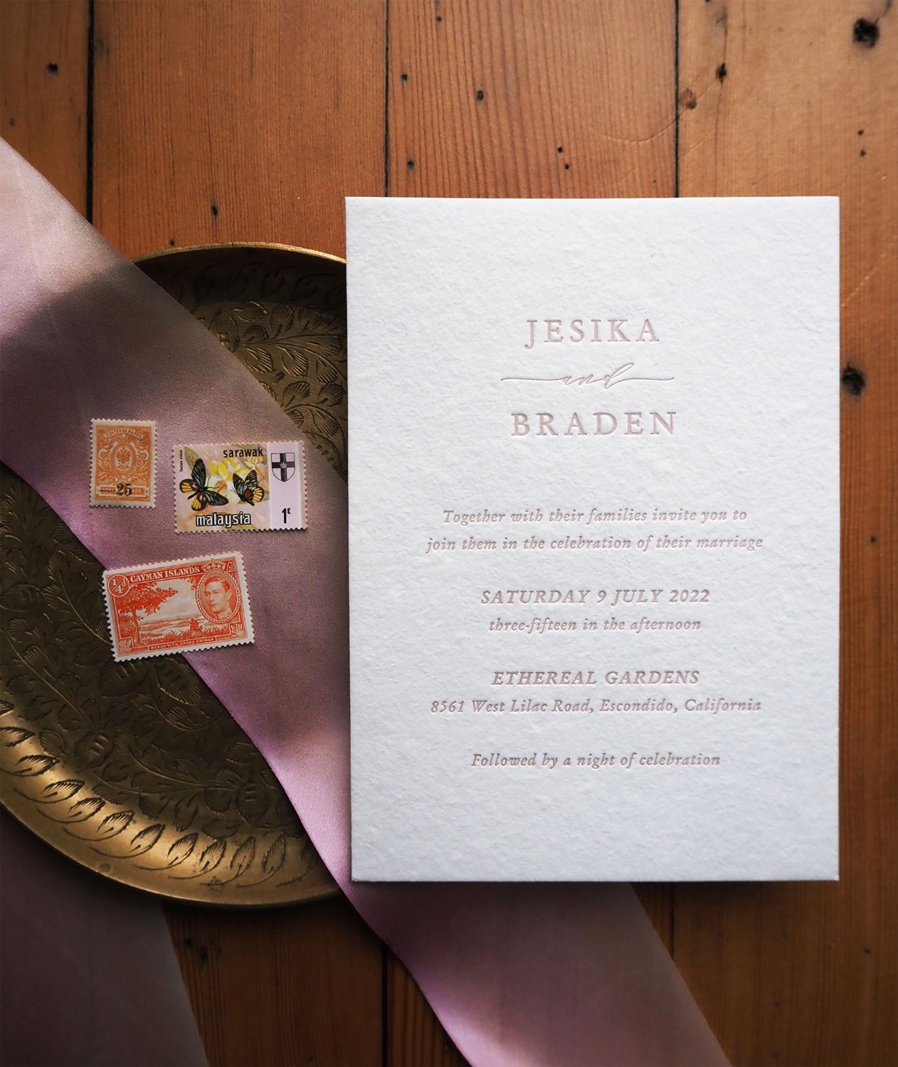 Jesika Wedding Invitation