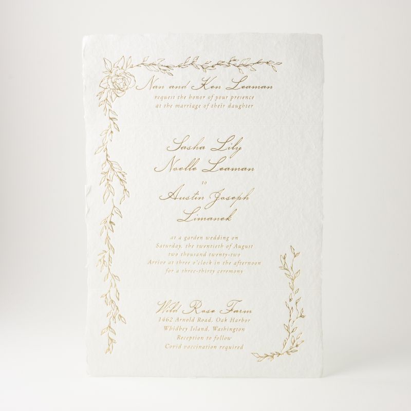 Sasha Wedding Invitation