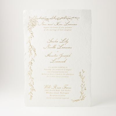 Sasha Wedding Invitation