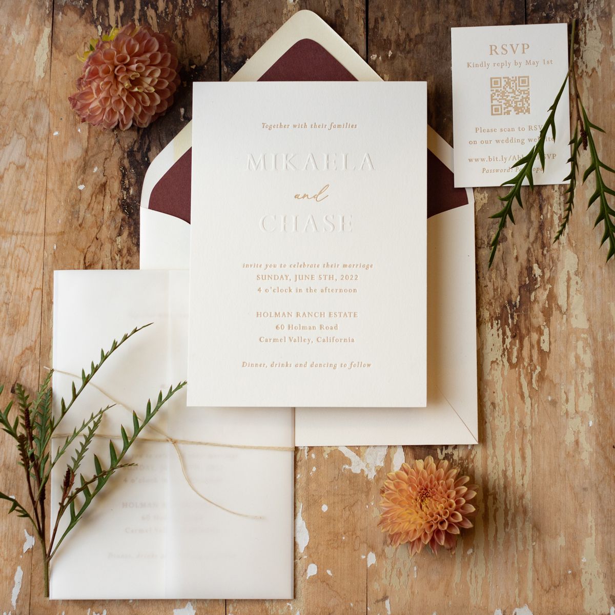 Mikaela Wedding Invitation
