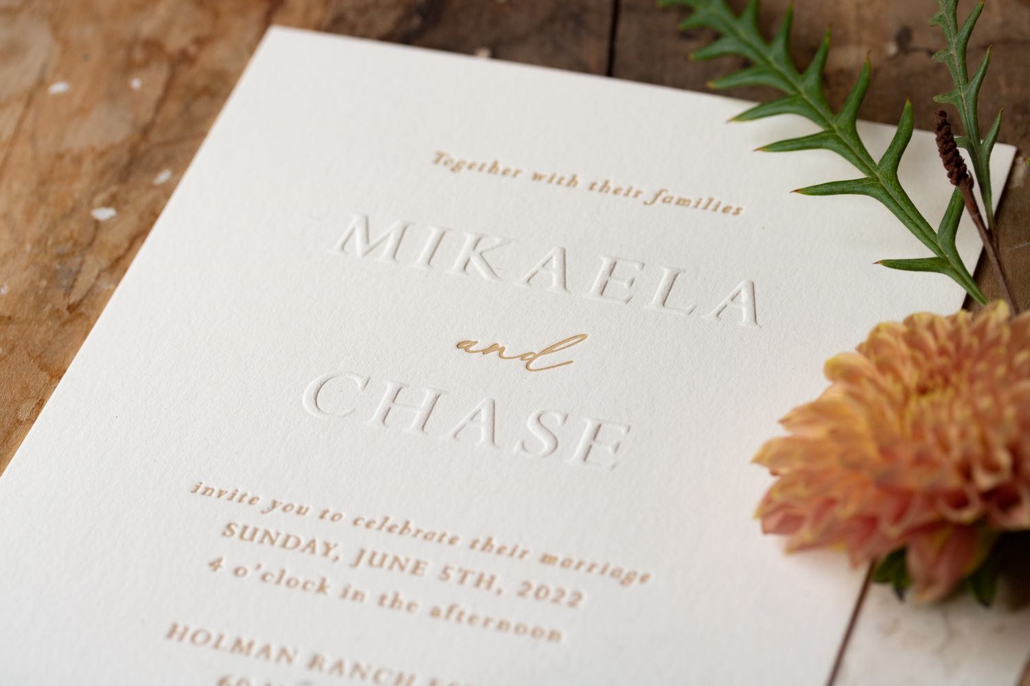 Mikaela Wedding Invitation