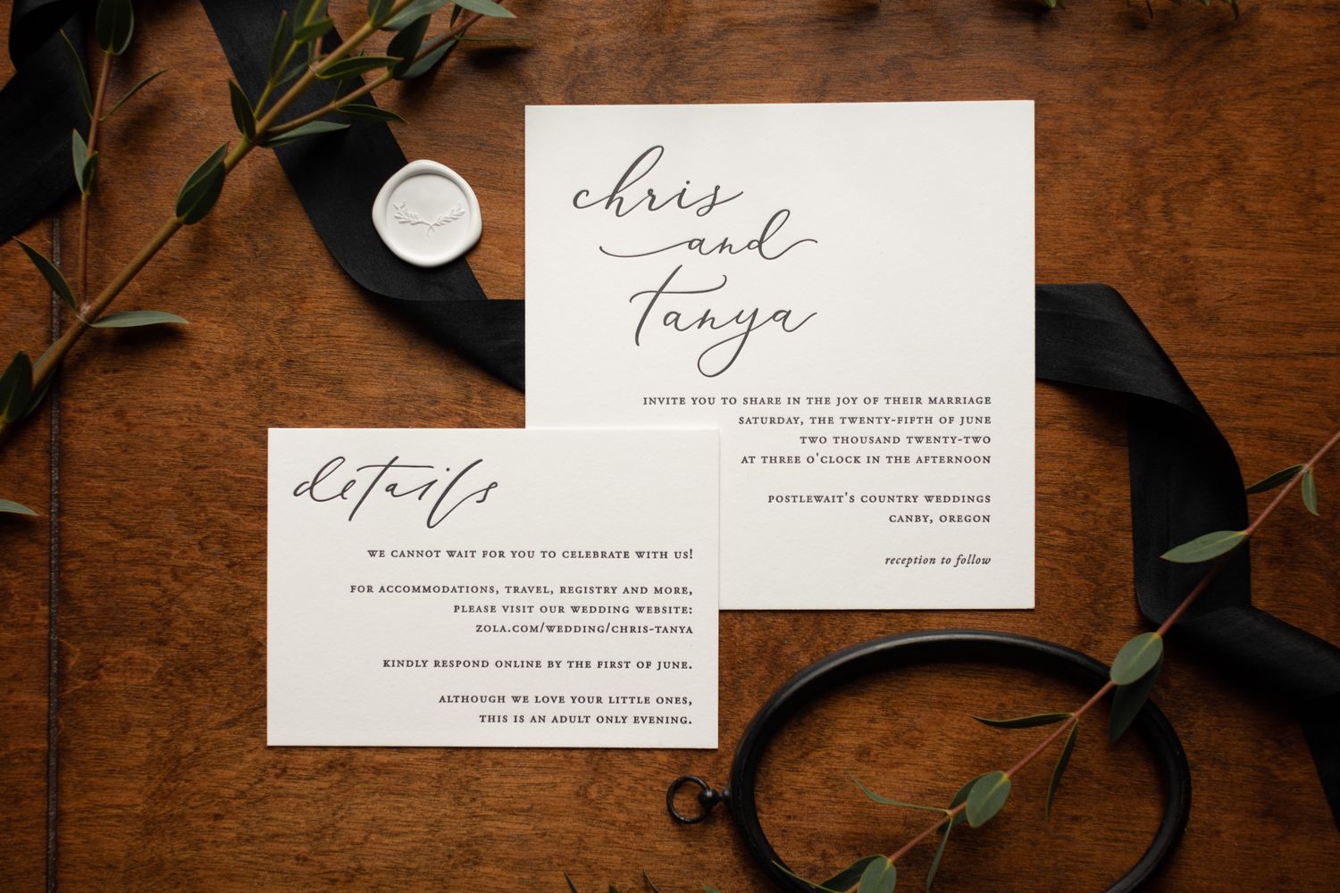 Tanya Wedding Invitation