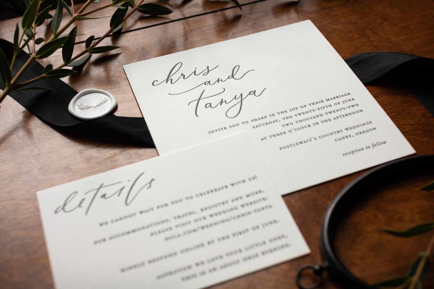 Tanya Wedding Invitation