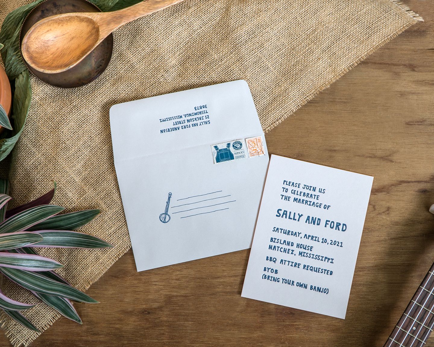 Sally Wedding Invitation