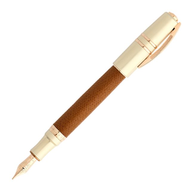 Visconti Homo Sapiens Dual Touch Cognac Fountain Pen Medium