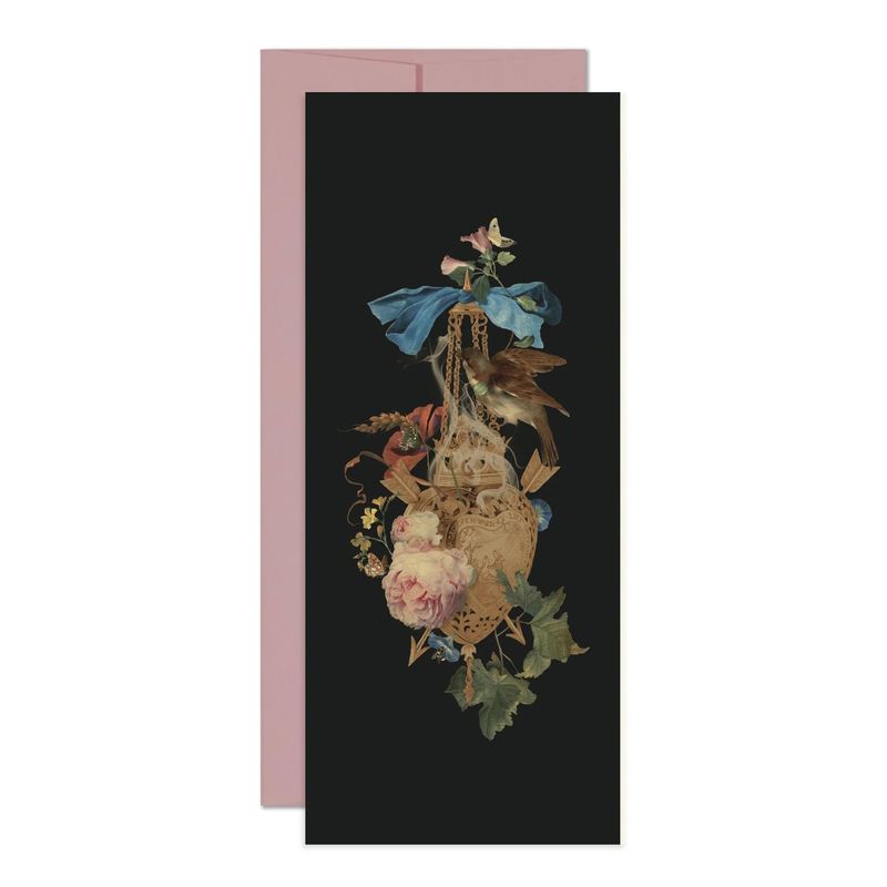 Burning Heart Greeting Card