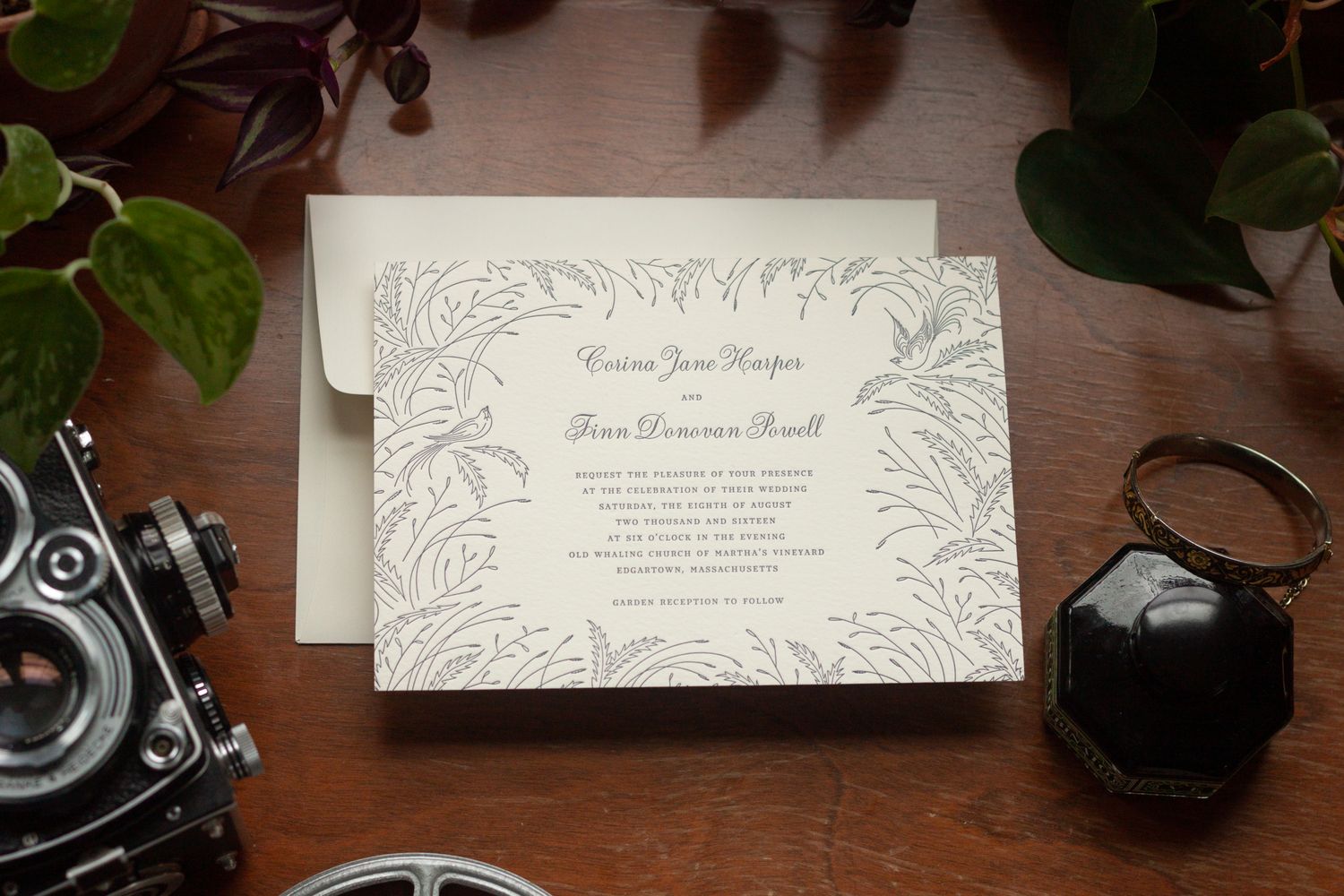 Aviary Wedding Invitation