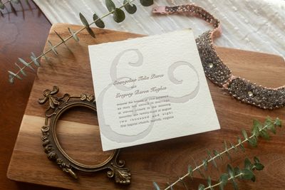 Ampersand Wedding Invitation